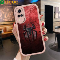 UCUC เคสเคสสำหรับ Vivo Y52 5G Y53S 4G Y51 2020 Y51A 2021 Vivoy525g Vivoy53s Vivoy51 Vivoy51a เคสมือถือการ์ตูนสไปเดอร์แมนโลโก้ฝาหลังหนัง