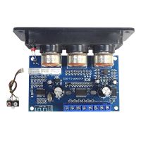 2.1 Channel Digital Power Amplifier Board+AUX Audio Cable 2x25W+50W BT5.0 Subwoofer D Amplifier Board DC12-20V