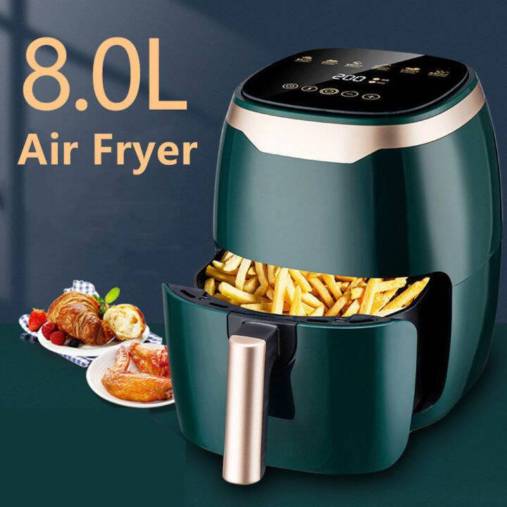 [Ready Stock] New Model Air Fryer 8.0L Multifunctional automatic