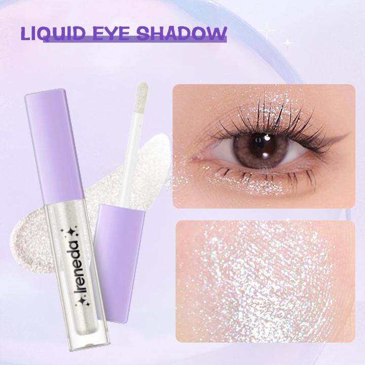 Ireneda Liquid Eye Shadow Shining Glitter Waterproof Eyeshadow Makeup 