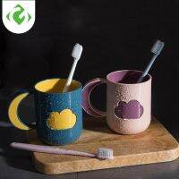 Toothbrush Cup Cartoon Cactus Double Thickened for Adults And Kids Toothbrush Holder Cup Drinkware Tools