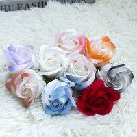 [COD] Cattail floral 3 three-layer rose soap flower head blue enchantress crushed ice diy hand