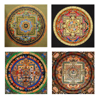Diamosaic DIY Painting By Numbers Rhinestone Cross Stitch Kits Full Drill Round Square Landscape Embroidery Mandala Art Paitings