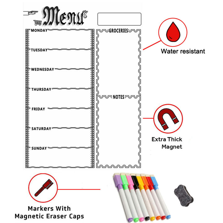 dry-erase-weekly-calendar-magnetic-white-board-grocery-list-organizer-for-kitchen-refrigerator-whiteboard-smart-planners