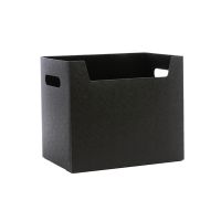 Double Handle Plastic Desk Book Storage Bins File Magazine Stacking Utility Containers Minimalist Solid Color S17 21 Dropship