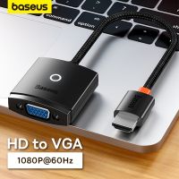 Baseus HDMI-เข้ากันได้กับอะแดปเตอร์พร้อมเสียงสาย VGA แหล่งจ่ายไฟสำหรับโปรเจ็คเตอร์แล็ปท็อปสวิตช์ Xbox PS4ทีวี HD เป็น VGA Converter Dingyu0776165