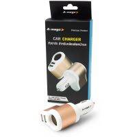 Car Charger 2USB Port 3.1A(Gold) ช่องเสียบที่ชาร์จในรถยนต์มี USB 2 ช่อง 3.1A(สีทอง)