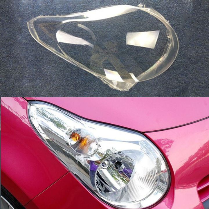lampu-depan-mobil-เคสเลนส์โคมไฟสำหรับรถยนต์-suzuki-alto-2009-2010-2011-2012ไฟหน้าที่เปลี่ยนฝาครอบกรอบอัตโนมัติด้านหน้าใส