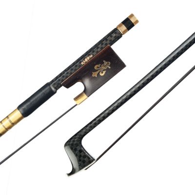 ：《》{“】= LOMMI 4/4 Full Size Violin Bow Master Grid Carbon Fiber Bow With Ebony Fleur-De-Lis Frog Black Mongolia Horse Hair Fast Response