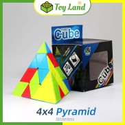 Rubik Master Pyraminx 4x4 FanXin Stickerless Rubic Biến Thể Tam Giác 4