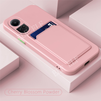 เคส2023ผิวสัมผัสหรูหราสำหรับ Reno10 OPPO/Reno10 Pro / Reno10 Pro + เคสโทรศัพท์ TPU แบบน่มซิลิโคน Oppo Reno10 Pro Plus ที่ใส่บัตรเคสโทรศัพท์ไอโฟนแบบหนัง OPPO Reno10 5G