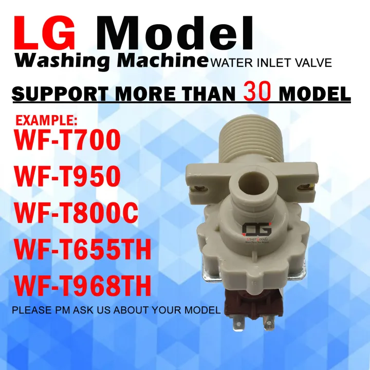 LG WATER INLET VALVE Washing Machine WFSP950G WFT700 / WFT655TH / WF