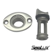 Sealux Stainless Steel 316 Universal Boat Oval Drain Plug for Marine Boats Yacht Kayak Canoe Marine Accessories Hardware