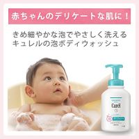 [ส่งตรงจากญี่ปุ่น] ปั๊มน้ำสำหรับล้างรถโฟม Curel ขนาด480มล. (ยังสามารถใช้สำหรับทารก),ของแท้100%,Gratis Ongkir