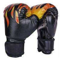 【LZ】┋☌  WOSWEIR 6OZ Crianças PU Chute Luvas De Boxe De Perfuração Karate Muay Thai Guantes De Boxeo Luta Livre MMA Sanda Equipamento De Treinamento