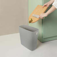 Zecetim Slim Kitchen Bin ถังขยะพลาสติกพื้นที่แคบขยะไม่มีตะกร้าขยะฝาปิด