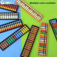 17 Column Plastic Abacus With Colorful Beads Children Math Arithmetic