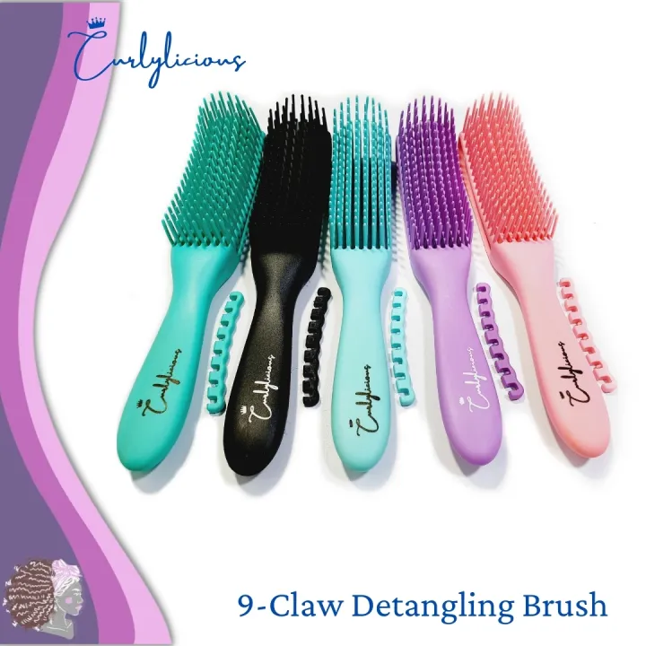 CURLYlicious New Tangle 8 Claw Styling Anti-tie Knot Comb Magic Detangling Brush | Lazada PH CURLYlicious New Tangle 8 Claw Styling Anti-tie Knot Comb Magic Detangling Brush | Lazada PH
