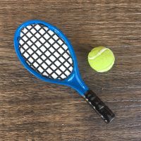 4 Pcs Tennis Racket Decoration Tennis Accessories Fairy Garden Accessories Micro Landscape Decoration Tennis Accessories