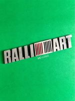 โลโก้ RALLI ART ขนาด 17x3.2 cm. วัสดุอะลูมิเนียม