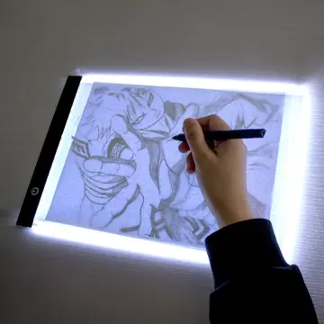 A4 LED Copy Board Light Tracing Box, Ultra-Thin Adjustable USB Power  Artcraft LED Trace Light Pad for Tattoo Drawing, Diamond Painting,  Streaming, Sketching, Animation, Stenciling