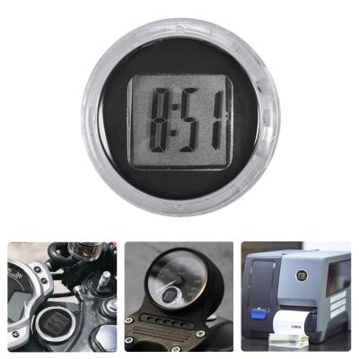 Mini Precision Motorcycle Clocks Watch Waterproof Stick-On Motorbike Mount Watch Moto Digital Clock With Stopwatch