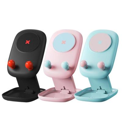 Desktop Cell Phone Bracket Portable Phone Holder Foldable Desktop Phone Stands Non-Slip Foldable Desktop Phone Holder Rack Lifting Phone Support there