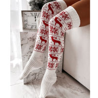 Christmas Stockings Womens Long Knitted Stockings For Girls Ladies Women Winter Knit Socks Thigh High Over The Knee Socks