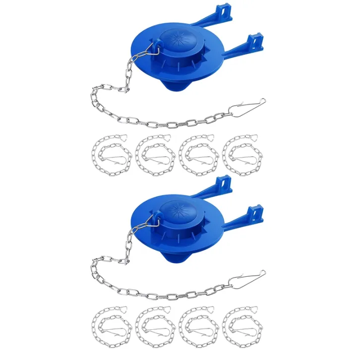 2X Toilet Flappers Replacement Universal Rubber Toilet Bowl Flapper