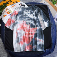 Harajuku T Shirt Tie Dyed Women Men T-Shirt  Summer Short Sleeve O-Neck Oversize Tops Tee Shirts Fashion Men T Shirts S-3XL