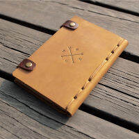 Gathersun Handmade Genuine Leather Cover Notebook Vintage Cowhide Traveler Journey Notepad Stationery Suppies Gift for Friend