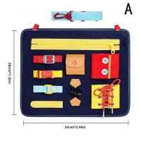 ???เด็ก Aofulai ของเล่นเสริมพัฒนาการไม่ว่างหัวเข็มขัดบอร์ดการฝึกอบรมคณะกรรมการประสาทสัมผัสทางการศึกษา