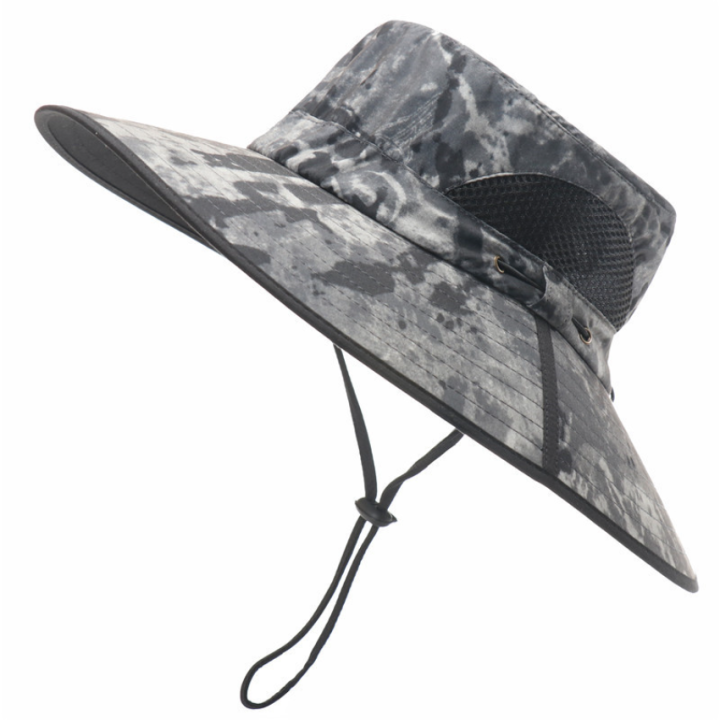 hot-summer-military-camouflage-men-sun-hat-tie-dye-printing-10cm-uv-protection-bucket-hat-foldable-male-outdoor-hiking-fishing-cap