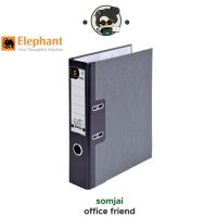 Elephant ตราช้าง แฟ้มสันกว้าง 3 นิ้ว แฟ้มเก็บเอกสาร ขนาด A4 สีดำ รุ่น 112A4