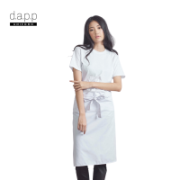 dapp Uniform ผ้ากันเปื้อนเชฟ แบบครึ่งตัวBoston Long White Chef Apron สีขาว (APNW1007)