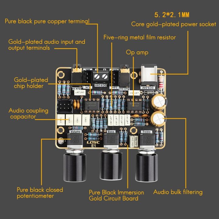 ne5532-tuning-board-active-filtering-power-amplifier-board-front-hifi-front-module-universal-dual-operational-amplifier