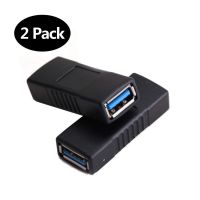 【❂Hot On Sale❂】 d7zaa4b Usb ความเร็วสูง3.0 Coupler อะแดปเตอร์ประเภทสะพานหญิงกับหญิงคอนเนคเตอร์ต่อขยายตาม Oxsubor2pcs