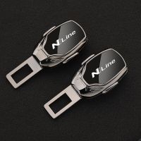 Car seat belt Clip extender Seat Belt lock Socket extender safety buckle for Hyundai N LINE With Logo  Car Styling Exterior Accessories