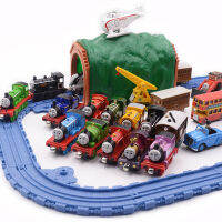 1:43 Thomas And Friends รถยนต์โมเดลของเล่นรถไฟแม่เหล็กฮาโรลด์กอร์ดอนเอ็ดเวิร์ดโดนัลด์ดอนสเตเฟนรถไฟแบบจำลองของเล่นหัวรถจักร