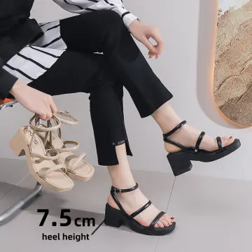 ZAYNT Womens Clear Sandals High heels women's bow mid-heel shoes two-piece  buckle pointed toe shoes women's summer elegant shoes women (Color : White,  Shoe Size : 39) : Buy Online at Best