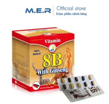 Những ưu điểm của Vitamin 8B with Ginseng là gì?
