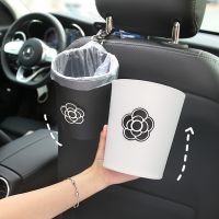 hot！【DT】∏∏  Car Trash Bin Can for Back Headrest Outlet Air Vent Organizer Rubbish Garbage Storage