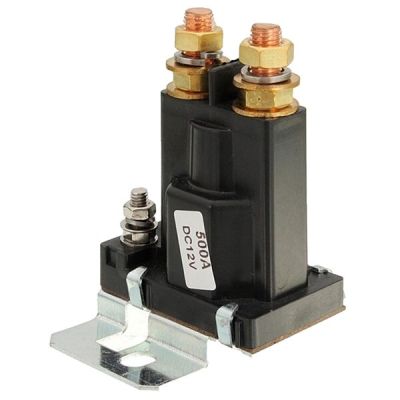 แบตเตอรี่ Isolator รีเลย์เริ่มต้น On/Off 4ขา500A 12V สำหรับรถสวิทช์ไฟ