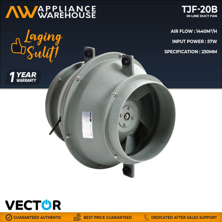 Vector TJF20B Ducted Exhaust Fan (Green)[Appliance Warehouse] Lazada PH