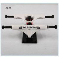 2Pcs Generic 5 Inch Skateboard Truck Bracket Four-Wheel Skateboard Bridge Alloy Longboard Bracket Skate Trucks Accessories