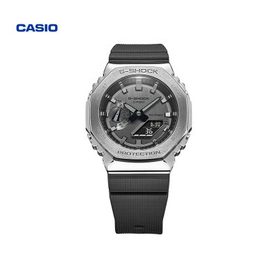 CASIO นาฬิกาโลหะทรงแปดเหลี่ยม GM-2100,นาฬิกาสปอร์ตลำลอง Casio G-SHOCK