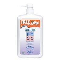 Johnsons pH5.5 Soap Free 2in1 Body wash with Moisturizers 750ml. จอนสันบาธ พีเอช5.5 ครีมอาบน้ำบำรุงผิว สูตรมอยส์เจอไรเซอร์