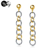 UNY Fashion Luxury Earrings nd David Stud post drop Earring Elegant Vintage Retro Antique Look Earrings Cab