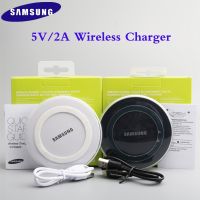 Original 2A QI Fast Wireless Charger for Samsung Galaxy Flip 3 5G W20 Fold 2 3 S20FE S21FE S22 S21 S20 Ultra Plus S10e S10 S9