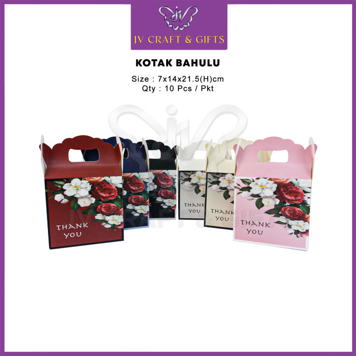 10pcs Thank You Kotak Bahulu Doorgift Box | Kenduri Kahwin Majlis ...